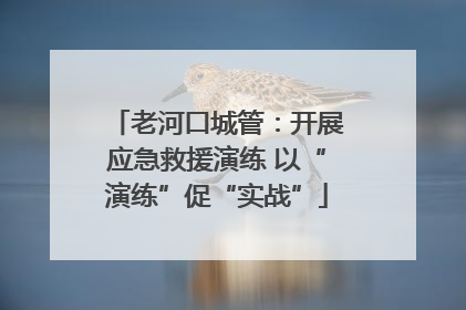 老河口城管：开展应急救援演练 以“演练”促“实战”
