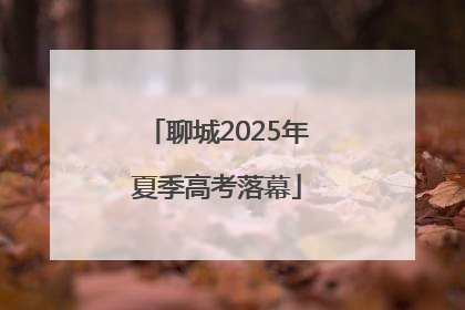 聊城2025年夏季高考落幕