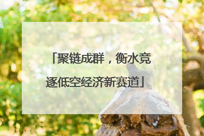 聚链成群，衡水竞逐低空经济新赛道