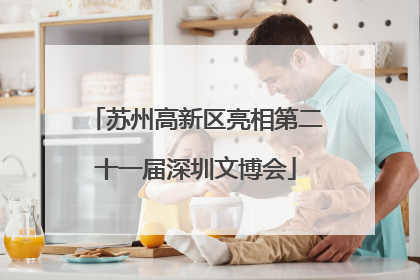 苏州高新区亮相第二十一届深圳文博会