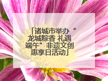 诸城市举办“龙城粽香 礼遇端午”非遗文创惠享日活动