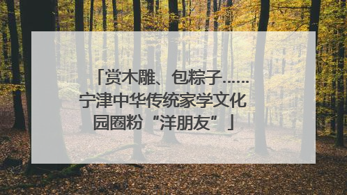 赏木雕、包粽子……宁津中华传统家学文化园圈粉“洋朋友”