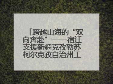 跨越山海的“双向奔赴”——宿迁支援新疆克孜勒苏柯尔克孜自治州工作纪实