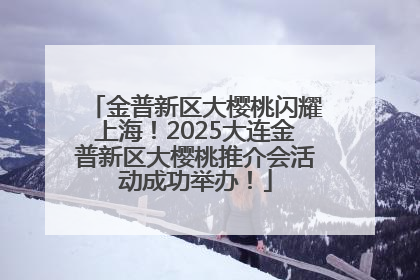 金普新区大樱桃闪耀上海！2025大连金普新区大樱桃推介会活动成功举办！