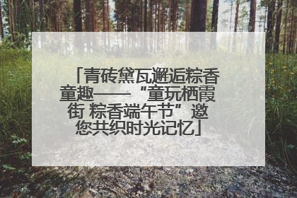 青砖黛瓦邂逅粽香童趣——“童玩栖霞街 粽香端午节”邀您共织时光记忆