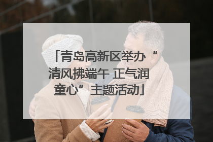 青岛高新区举办“清风拂端午 正气润童心”主题活动