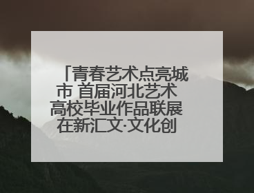 青春艺术点亮城市 首届河北艺术高校毕业作品联展在新汇文·文化创意体验中心开幕