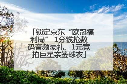 锁定京东“欧冠福利局” 1分钱抢数码音频豪礼、1元竞拍巨星亲签球衣