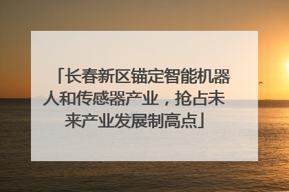 长春新区锚定智能机器人和传感器产业，抢占未来产业发展制高点