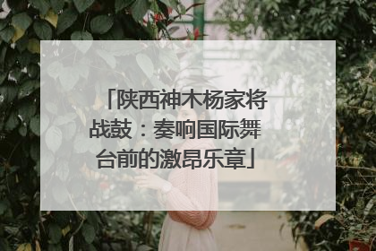 陕西神木杨家将战鼓：奏响国际舞台前的激昂乐章