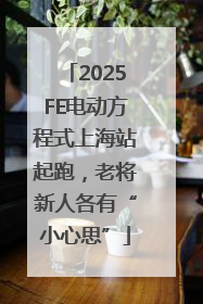 2025FE电动方程式上海站起跑，老将新人各有“小心思”