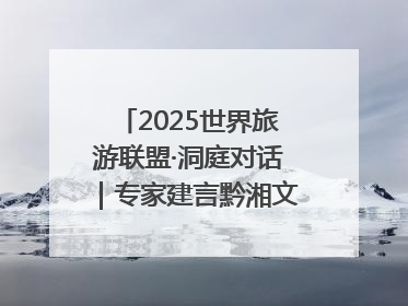 2025世界旅游联盟·洞庭对话｜专家建言黔湘文旅协同发展：聚焦产品稀缺性 深化区域经验共享