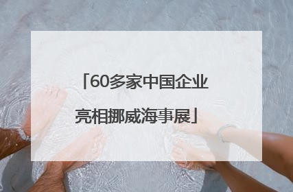 60多家中国企业亮相挪威海事展