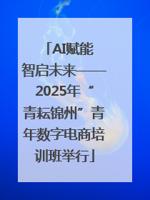 AI赋能 智启未来——2025年“青耘锦州”青年数字电商培训班举行